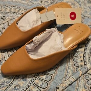 A New Day Women's Camel/Tan Mules